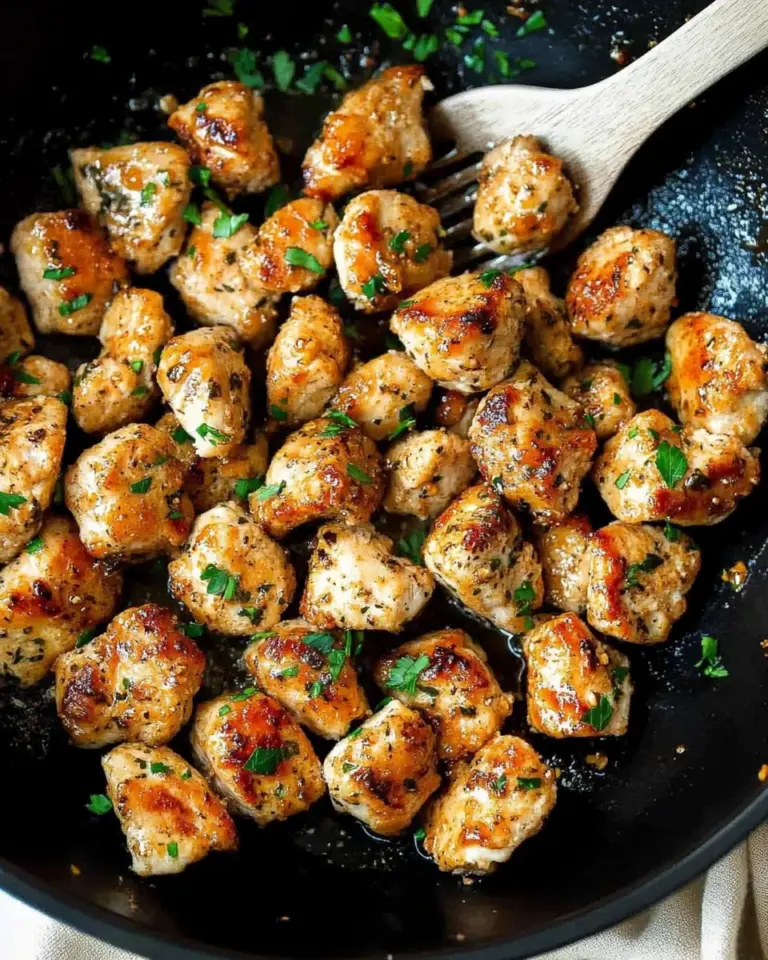 15-Minute Garlic Butter Chicken Bites