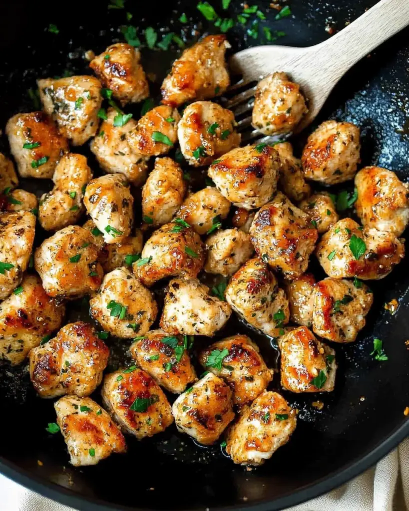 15-Minute Garlic Butter Chicken Bites