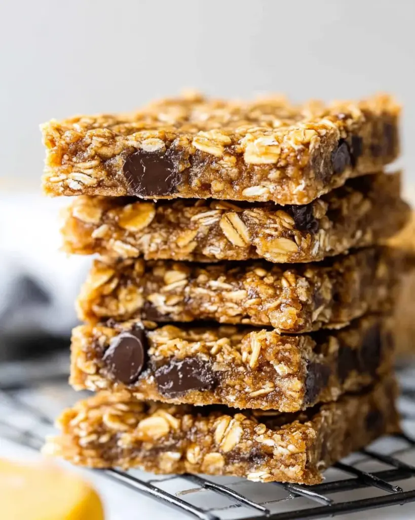 4-Ingredient Banana Oat Bars