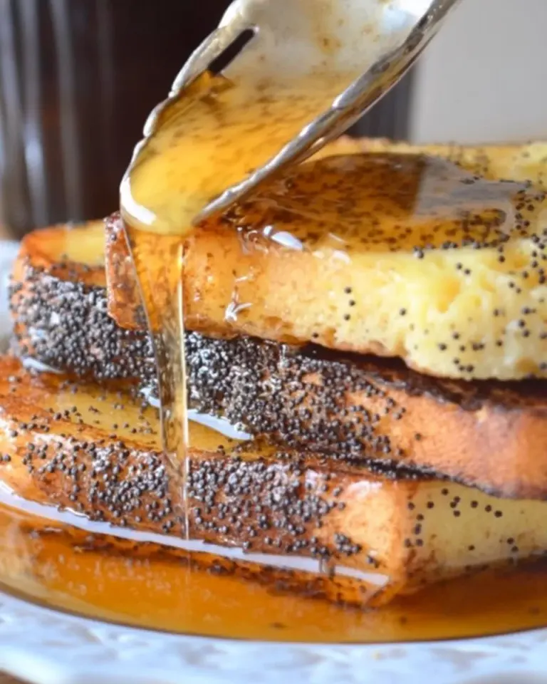 Almond Poppy Seed French Toast