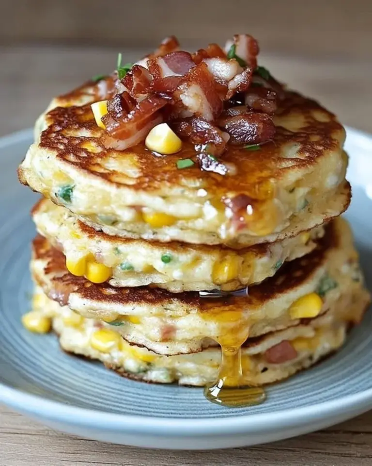 Bacon and Corn Griddle Cakes