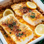 Baked Cod with Lemon