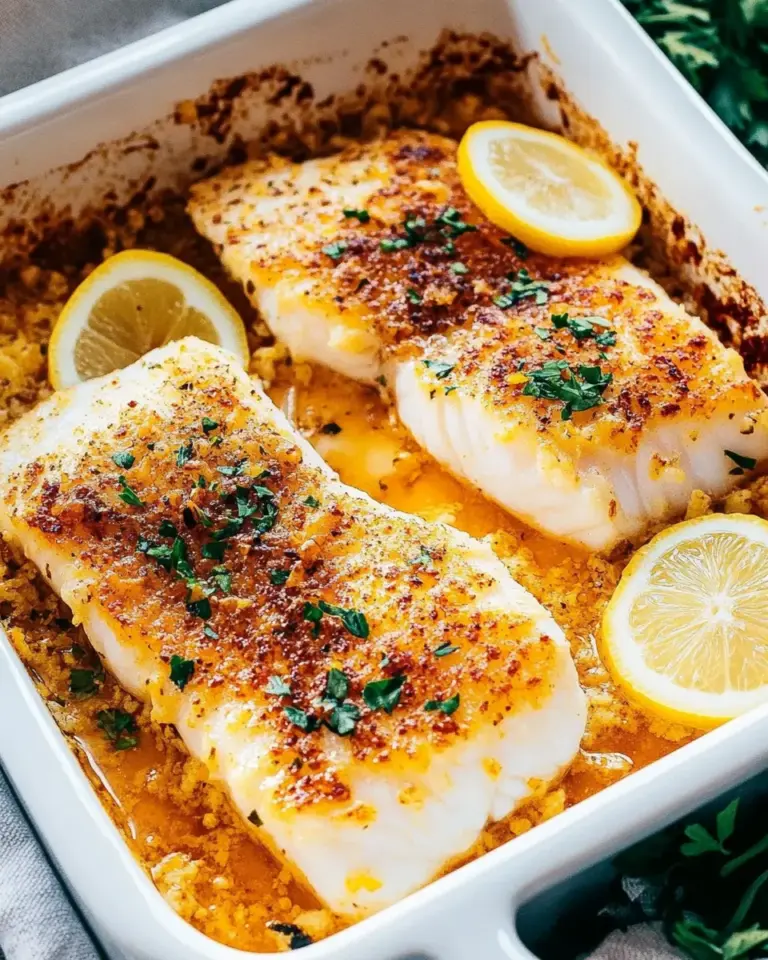 Baked Cod with Lemon