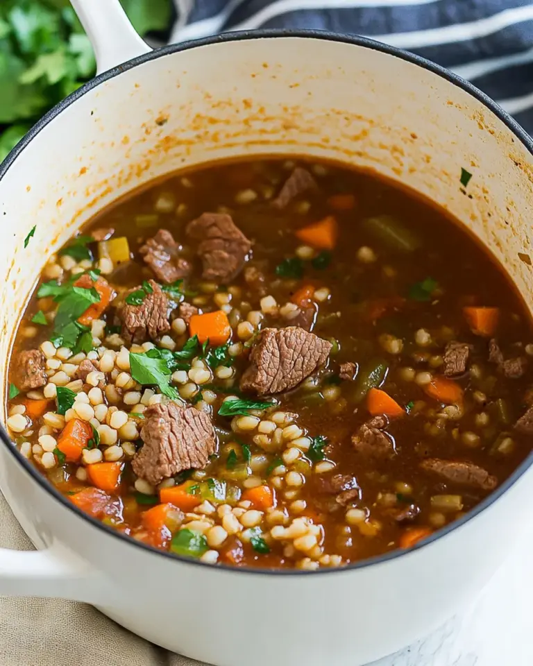 Beef Barley Soup