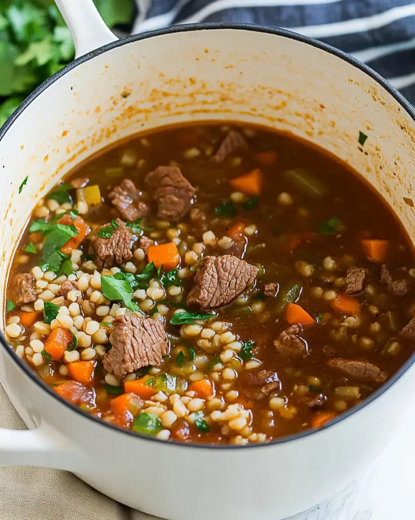 Beef Barley Soup