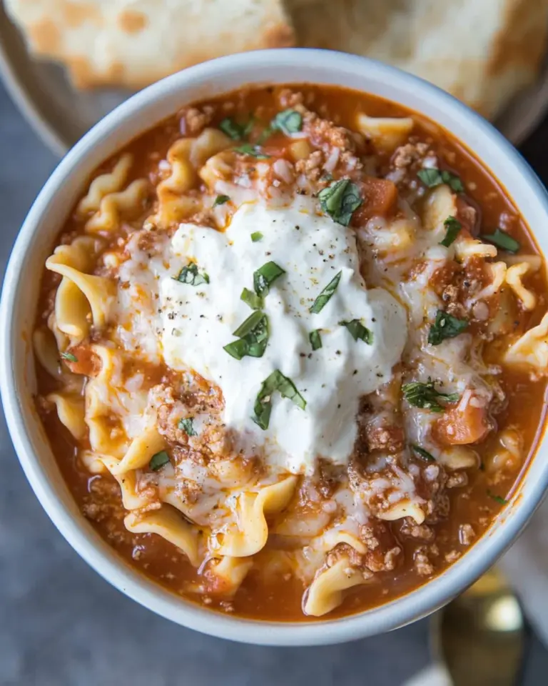 Best Lasagna Soup Recipe