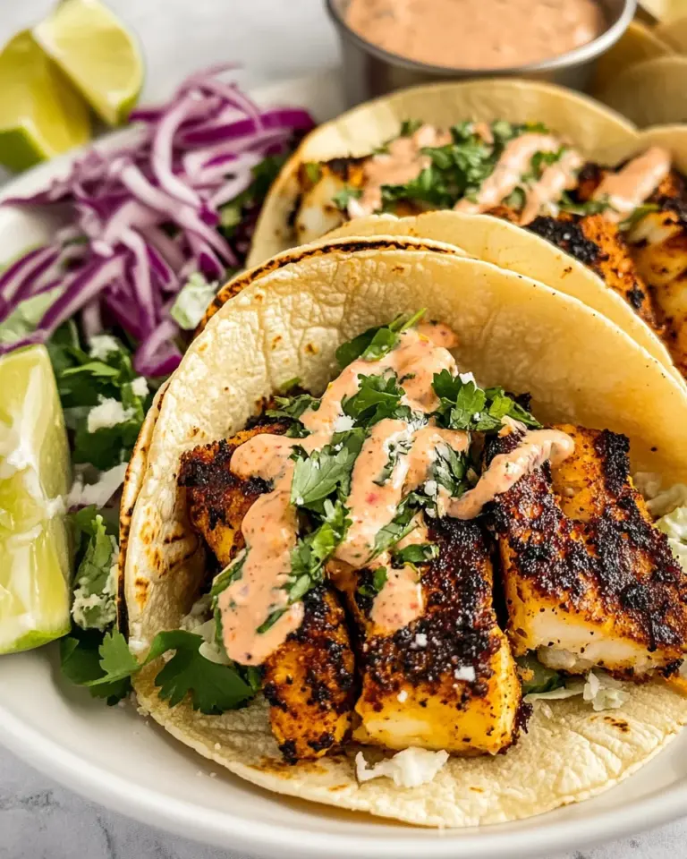 Blackened Fish Tacos
