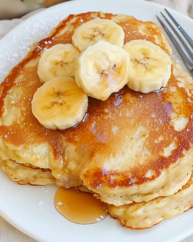 Brown Sugar Banana Pancakes