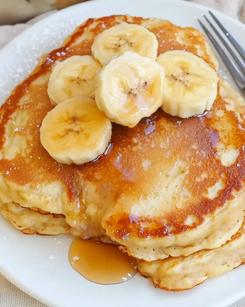 Brown Sugar Banana Pancakes