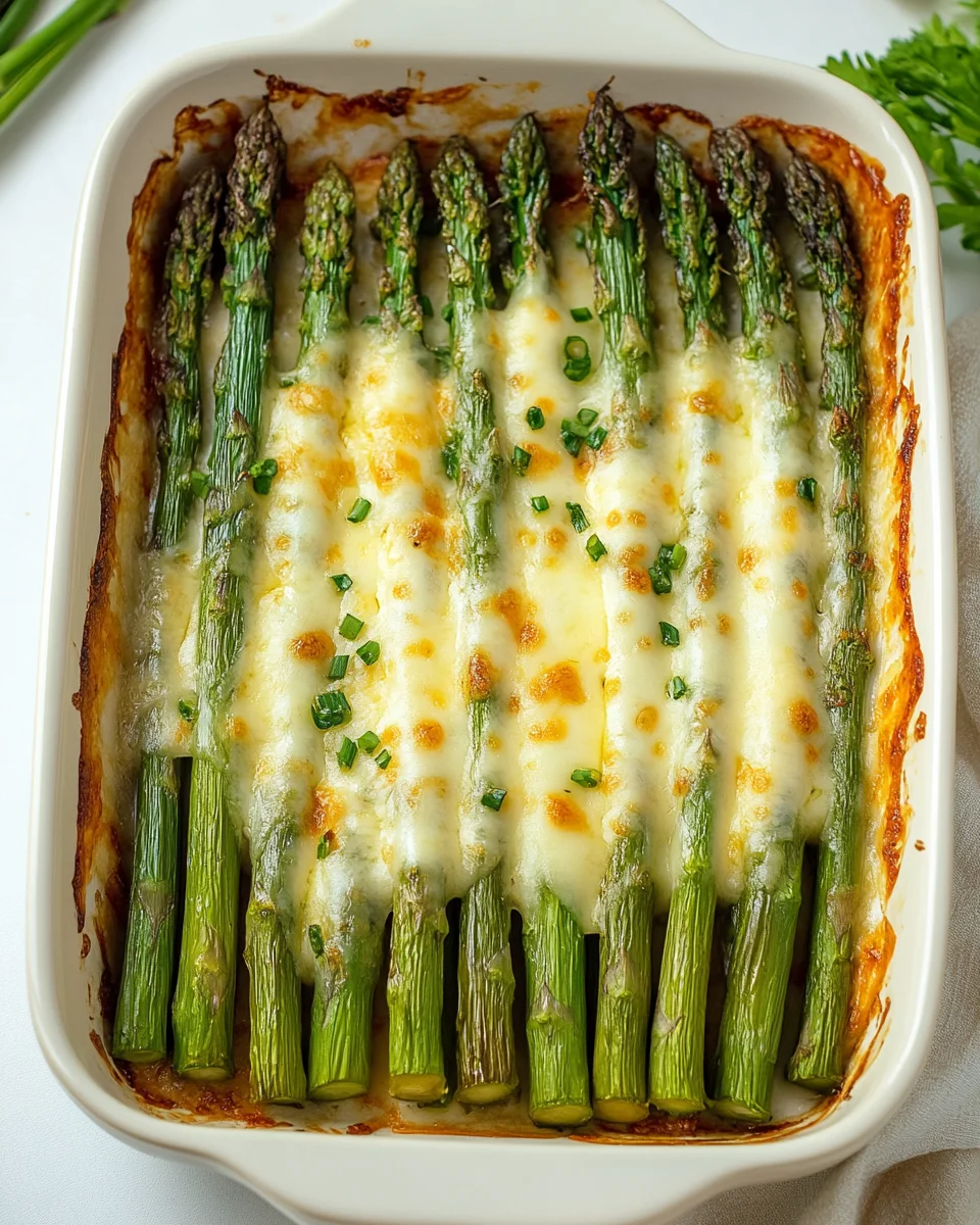 Cheesy Baked Asparagus