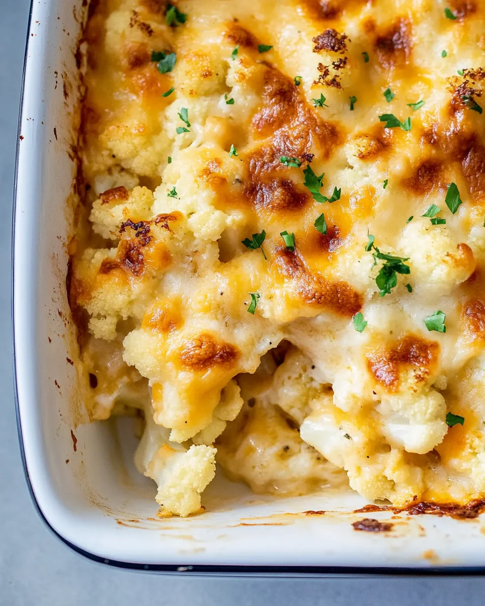 Cheesy Cauliflower Bake