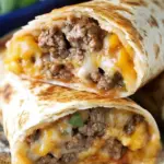 Cheesy Double Beef Burrito
