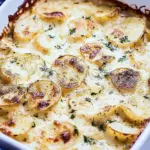 Cheesy Garlic Scalloped Potatoes