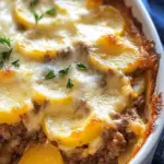 Cheesy Hamburger Potato Casserole