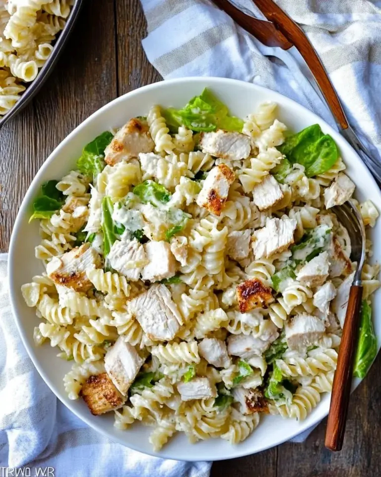 Chicken Caesar Pasta Salad