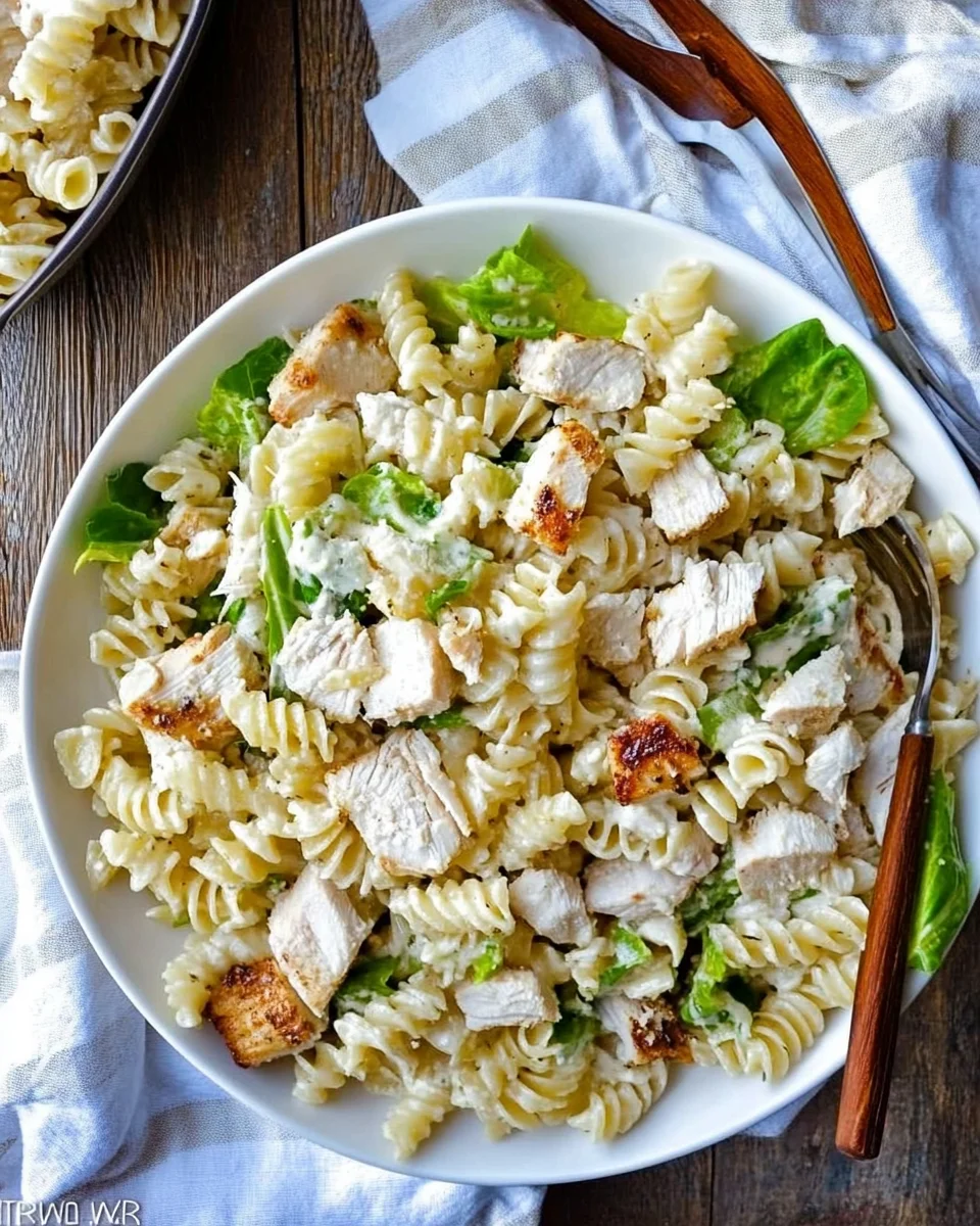 Chicken Caesar Pasta Salad