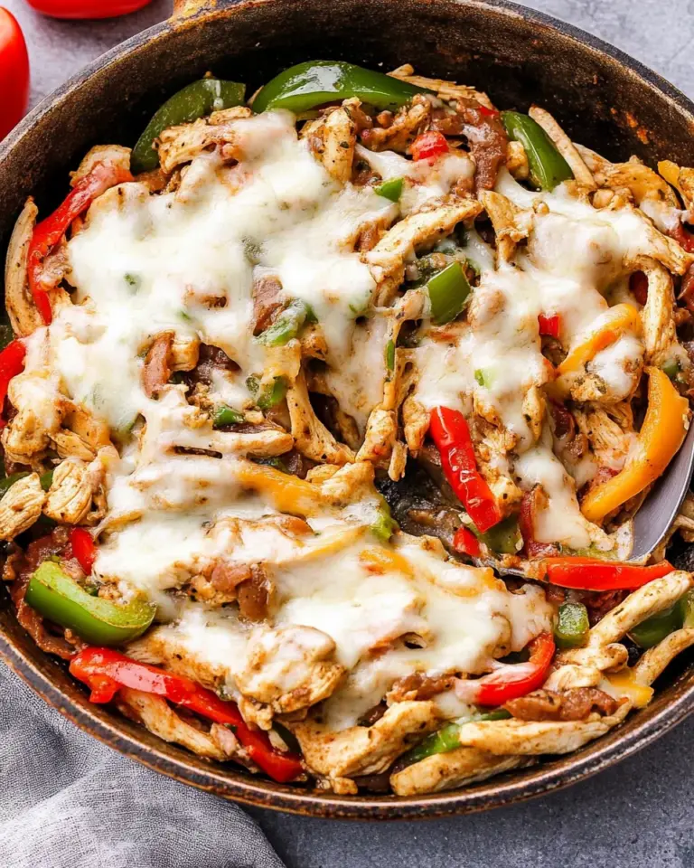 Chicken Cheesesteak Skillet
