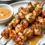 Chicken Satay with Peanut Sauce