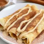 Cinnamon Roll Protein Crepes