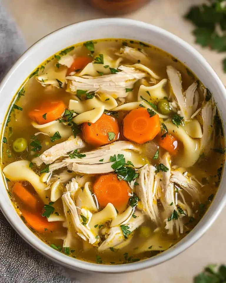 Classic Rotisserie Chicken Noodle Soup