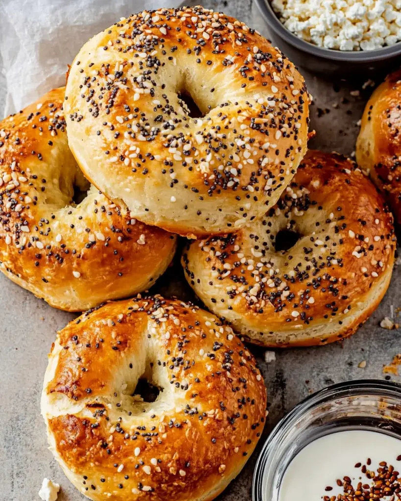Cottage Cheese Protein Bagels