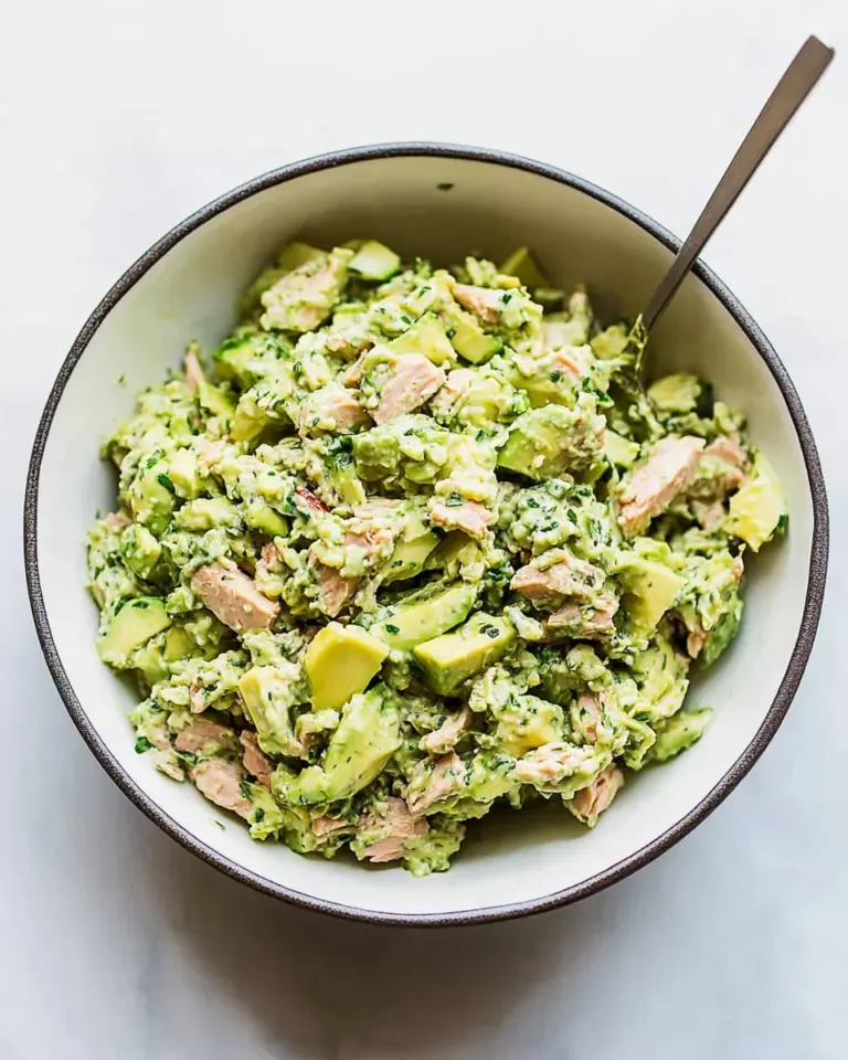 Creamy Avocado Tuna Salad
