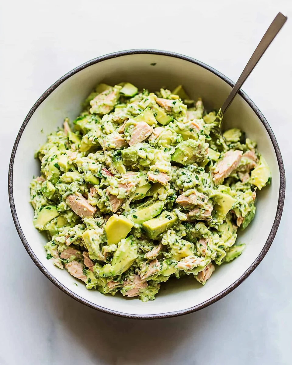 Creamy Avocado Tuna Salad