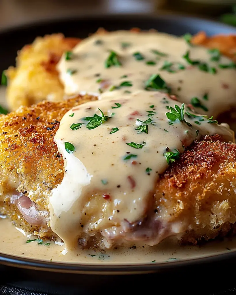 Creamy Chicken Cordon Bleu