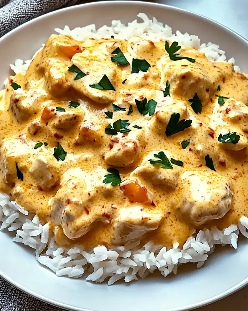 Creamy Smothered Chicken and Rice recipe