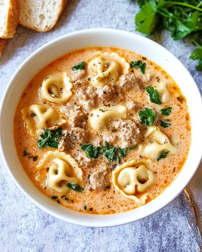 Creamy Tortellini Soup