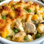 Easy Chicken Cobbler Dinner Casserole