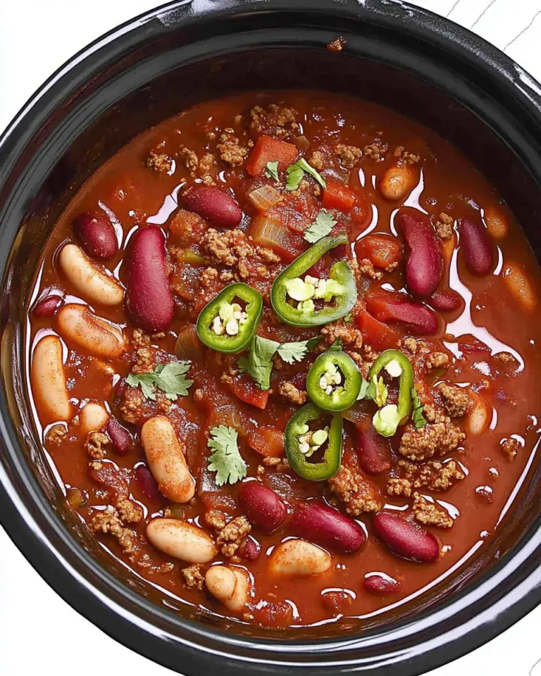Easy Crockpot Chili