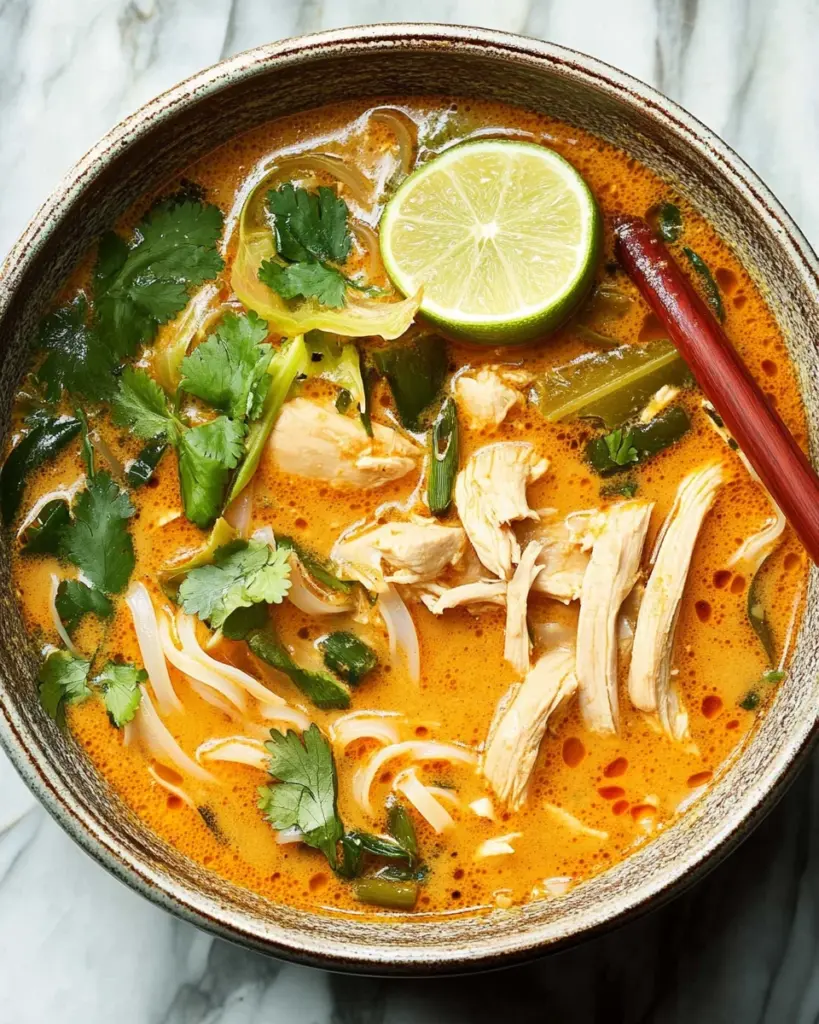 Easy Thai Chicken Curry Soup