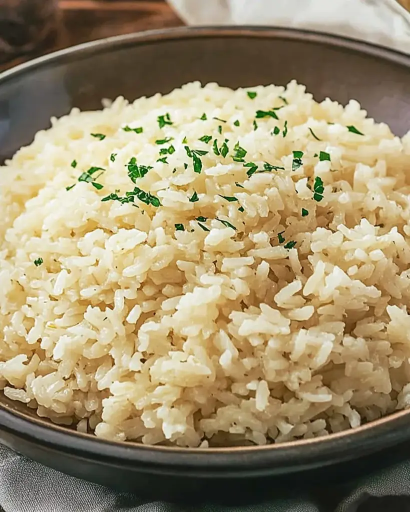 Garlic Parmesan Rice
