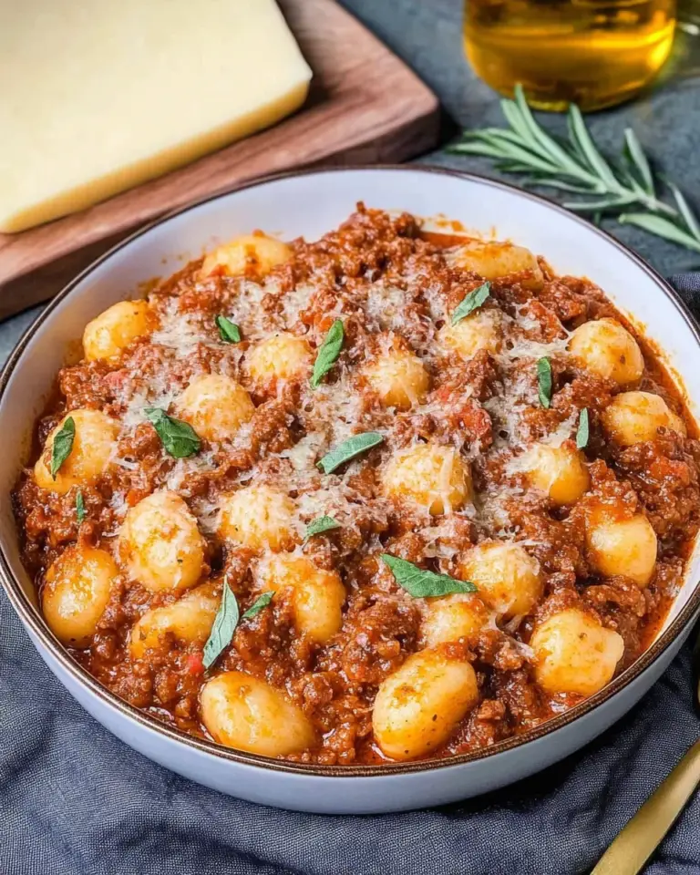 Gnocchi Bolognese