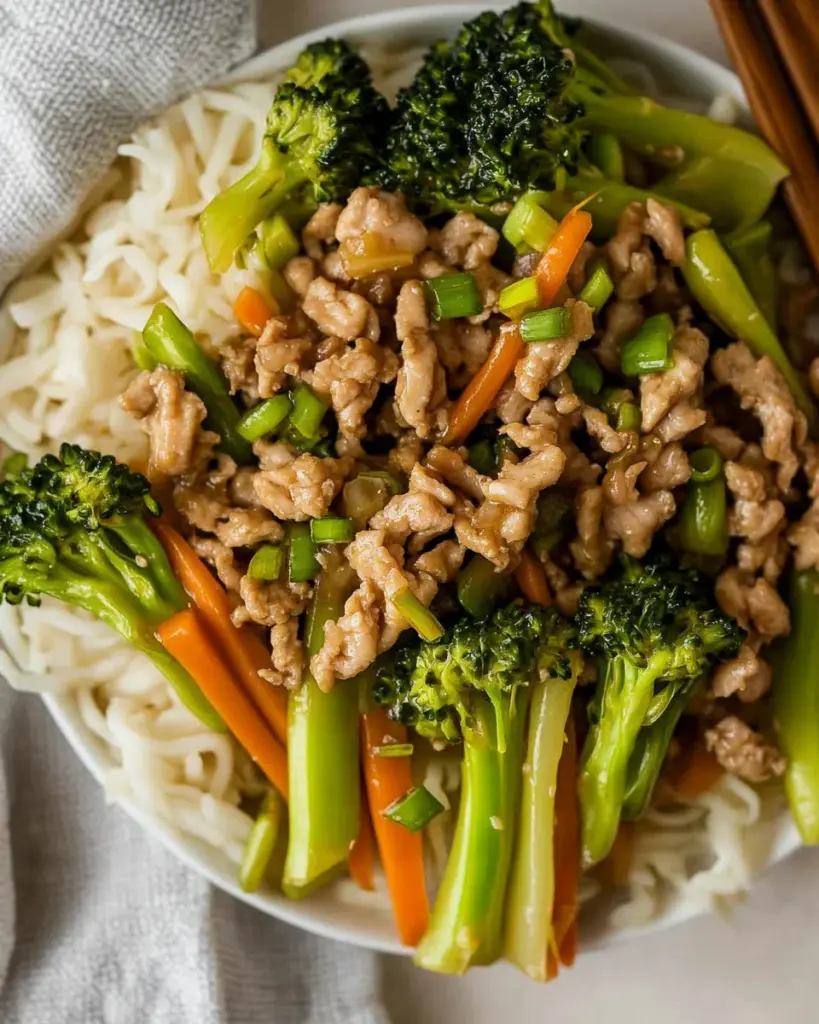 Ground Turkey Teriyaki Stir Fry