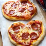Heart-Shaped Pizza