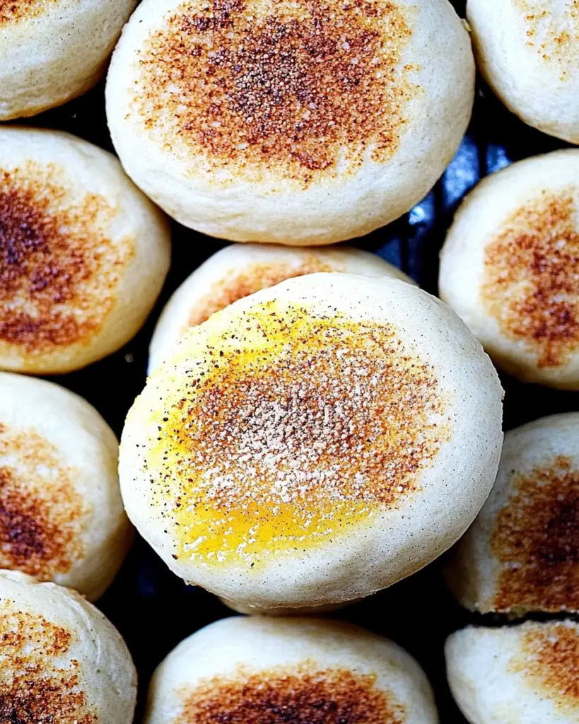Homemade Sourdough English Muffins