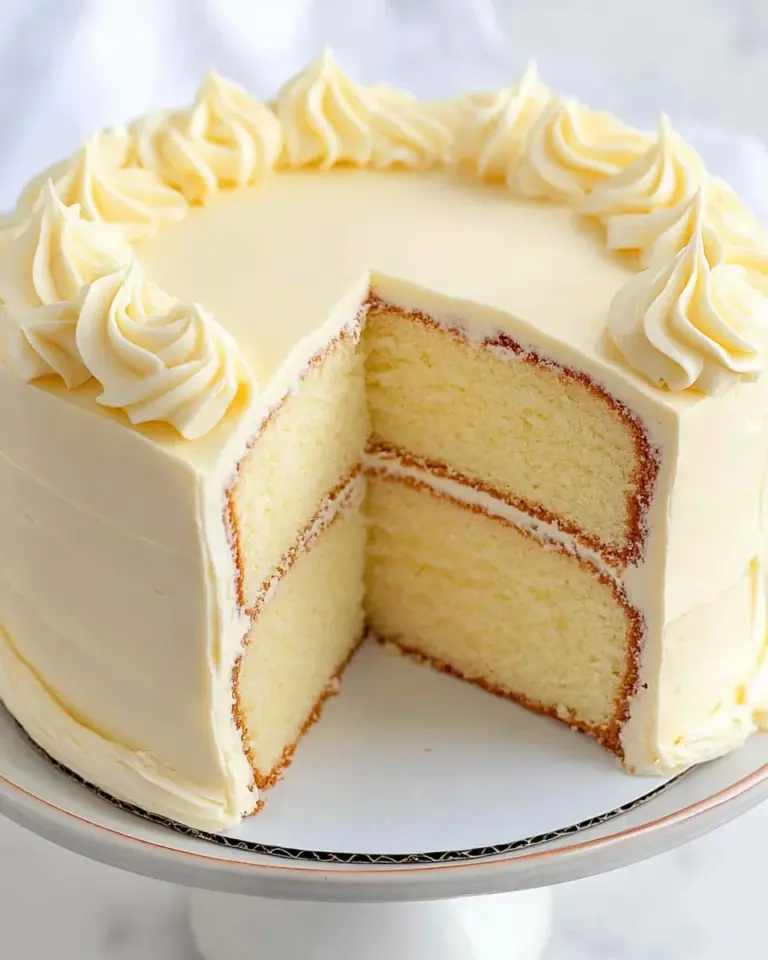 Homemade Vanilla Cake