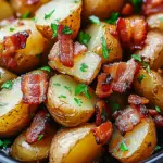 Honey Bacon Roasted Potatoes
