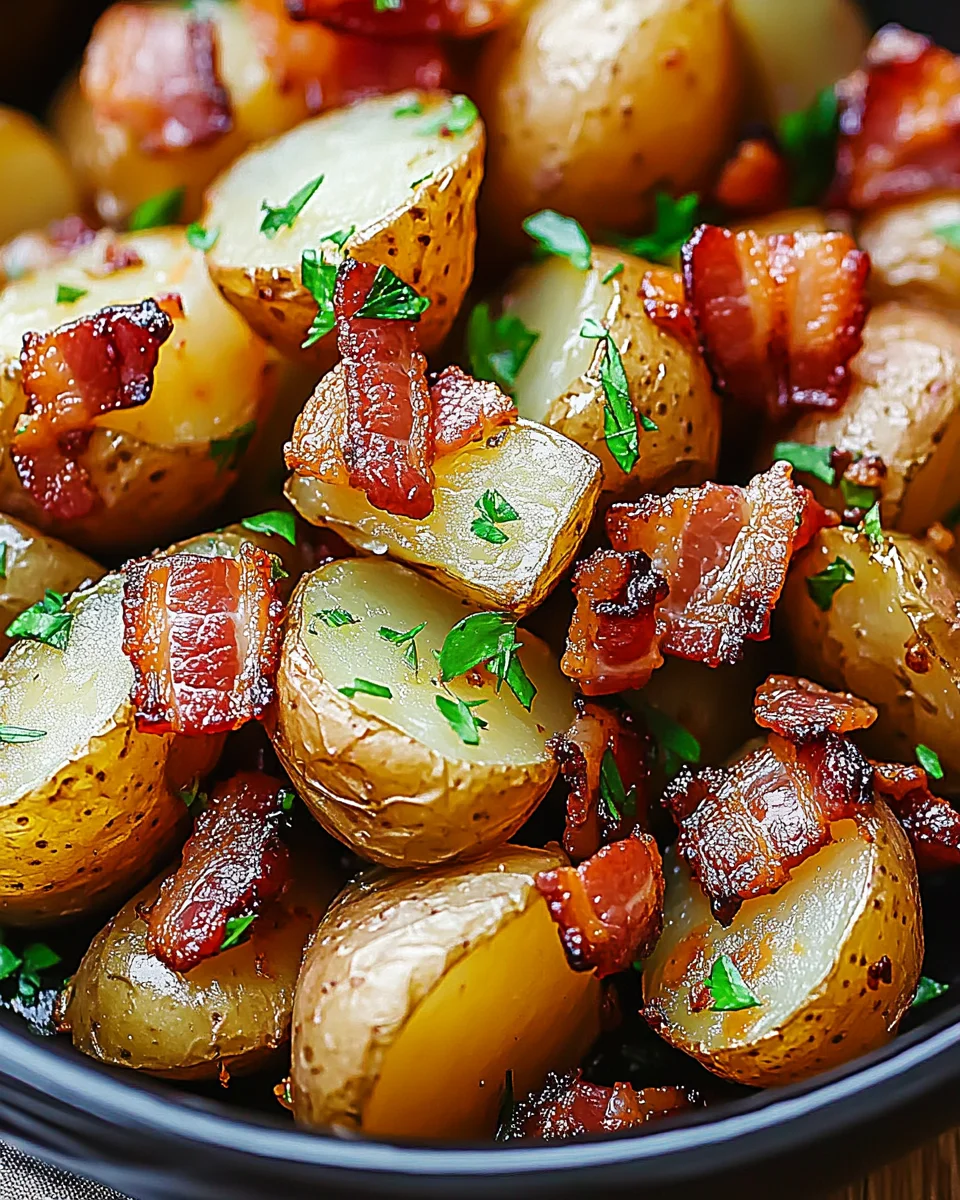 Honey Bacon Roasted Potatoes