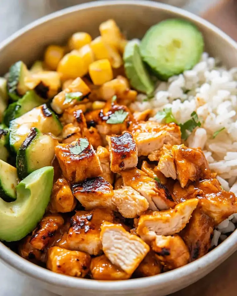 Hot Honey Chicken Bowls