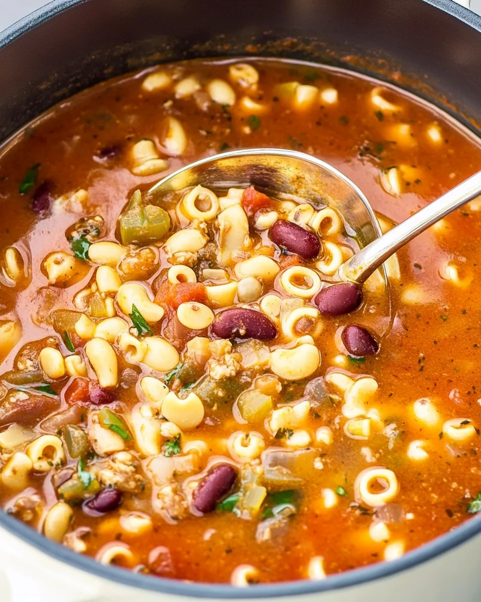 Italian Pasta Fagioli Soup