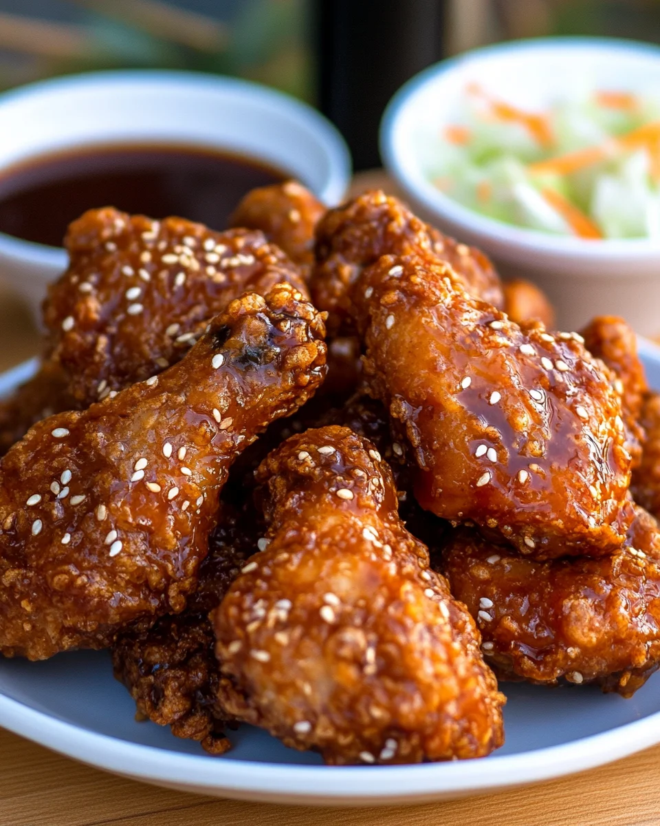 Korean Fried Chicken (Yangnyeom Chicken)