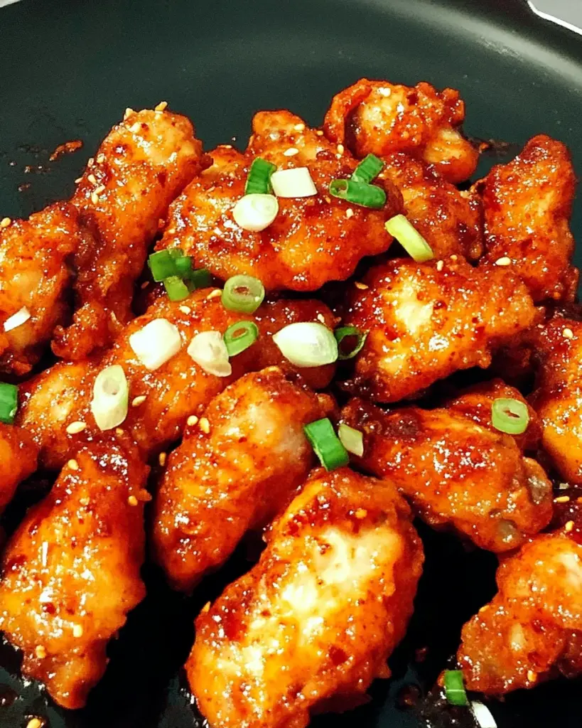 Korean Spicy and Sweet Fried Chicken