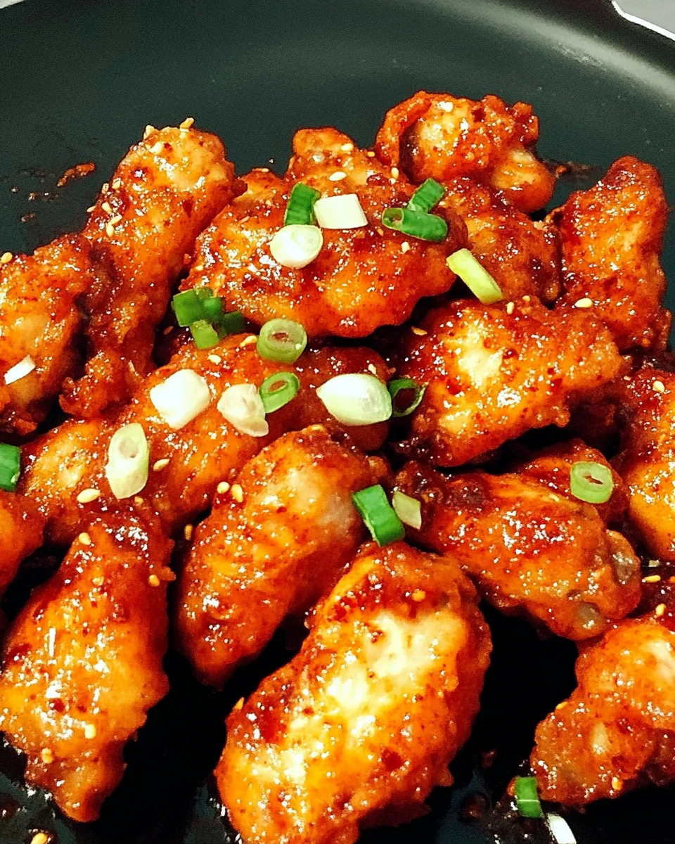 Korean Spicy and Sweet Fried Chicken