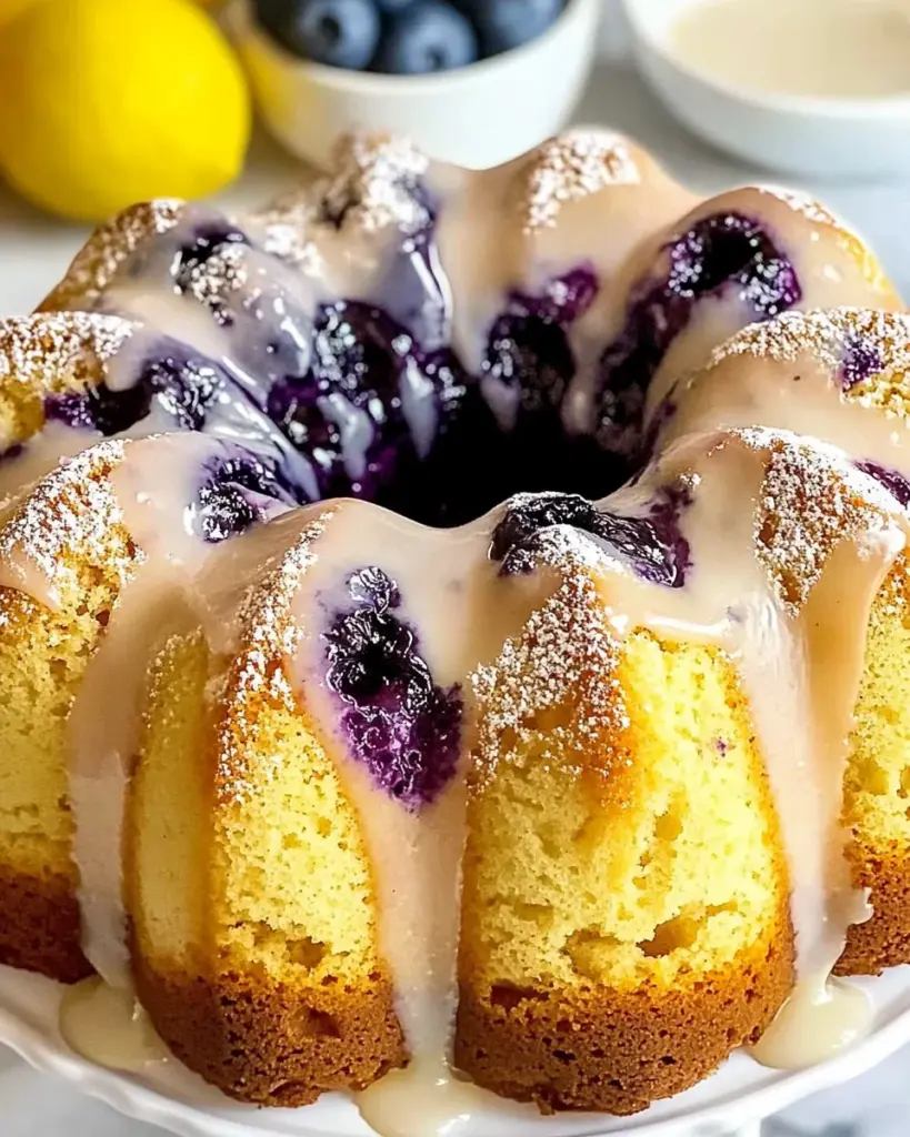 Lemon Blueberry Pound Cake
