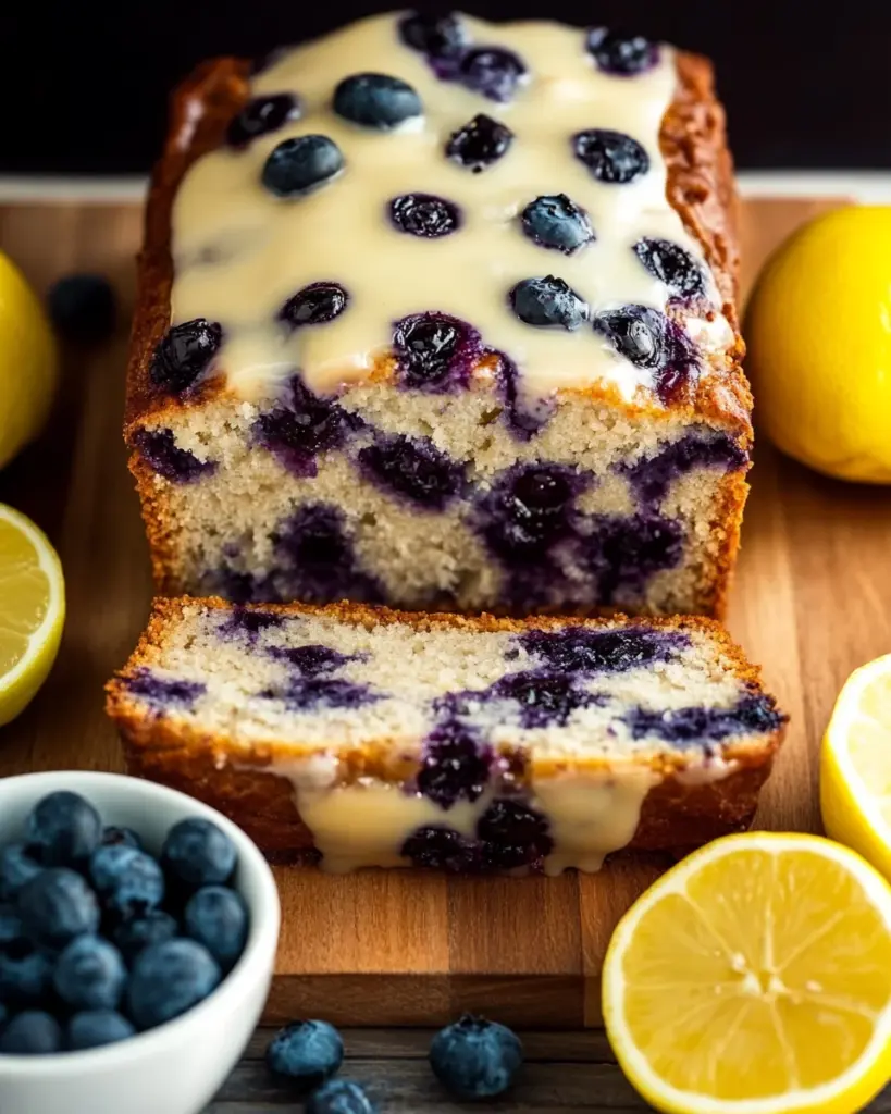 Lemon Blueberry Yogurt Loaf