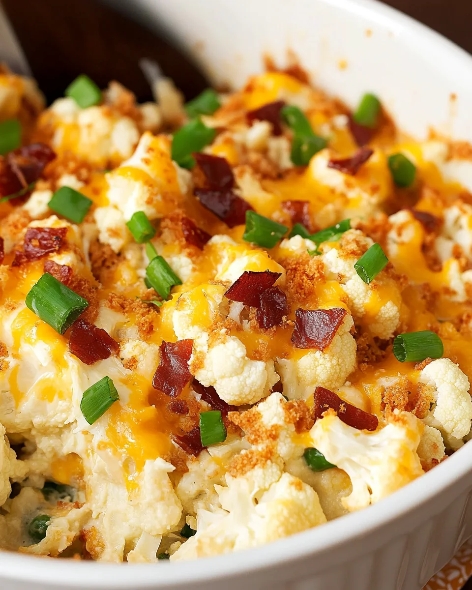 Loaded Cauliflower Casserole