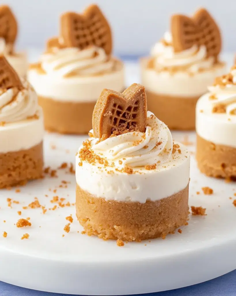 Mini Biscoff Cheesecakes